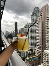 Rooftop cocktail bar with panoramic view 🌃🥂