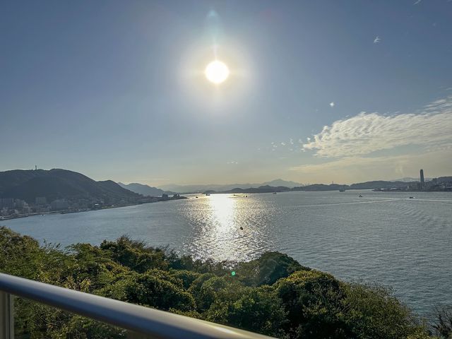 関門橋を眺められるパーキングエリア