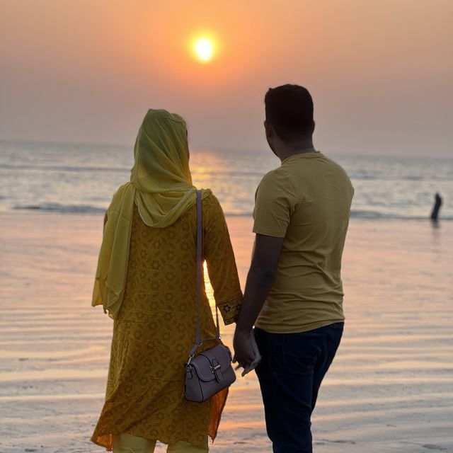 SUNSET MOMENTS -COX BAZAR BEACH