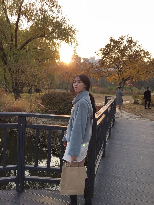 살랑거리는 버드나무가 아름다운, 서울 ‘용산가족공원’