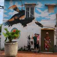 Hornbill Street Mural Kuching