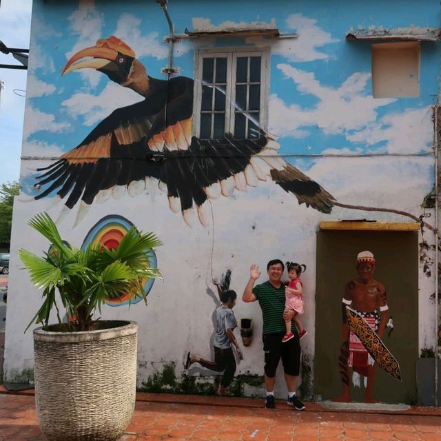Hornbill Street Mural Kuching