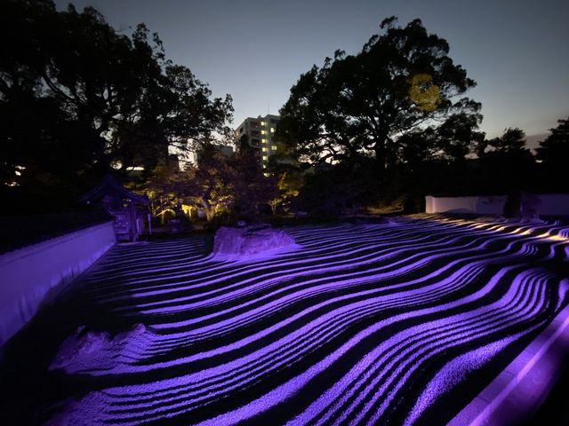 博多旧市街ライトアップウォーク2022「千年煌夜」『承天寺（方丈・開山堂）』