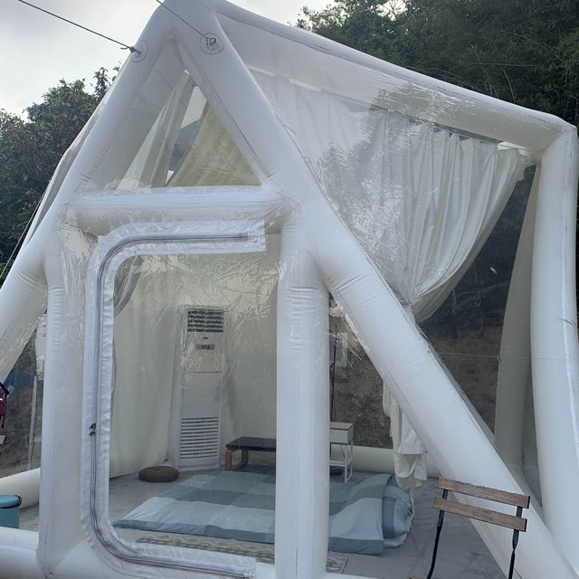 香港透明波波星空Glamping露營好去處 岩一家大細！