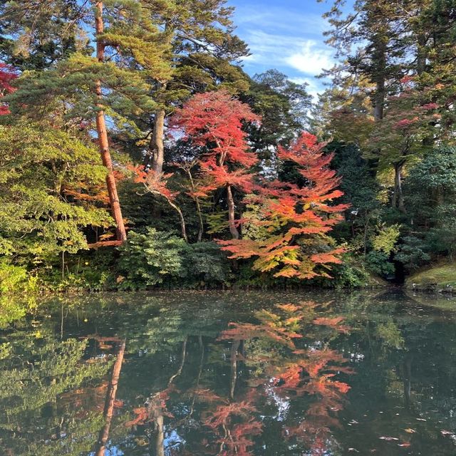 【石川】兼六園の紅葉🍁