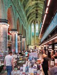 Bookstore in the vaults of a medieval church!