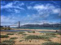 The Golden Gate Bridge. 