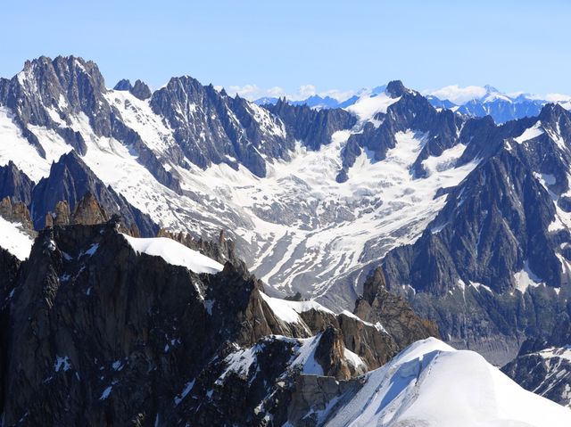 阿爾卑斯山法國南針峰