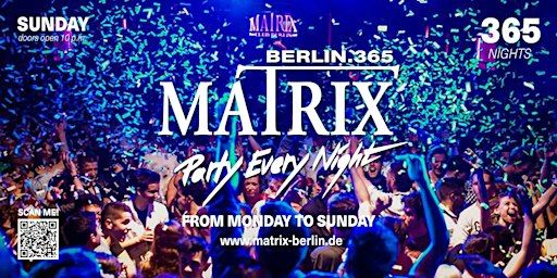 Matrix Club Berlin "Sunday" 21.01.2024 | Matrix Club Berlin