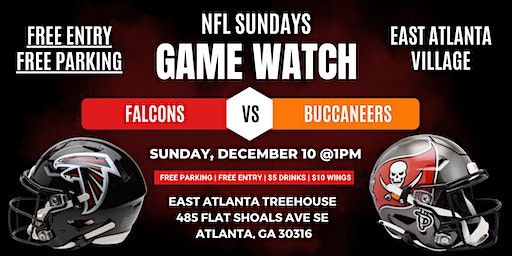 NFL Sunday: FALCONS vs BUCCANEERS Watch Party | East Atlanta Treehouse