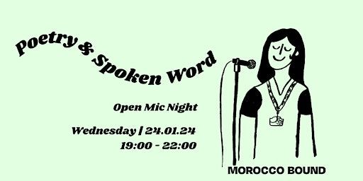 Poetry & Spoken Word Open Mic Night | Morocco Bound Bookshop