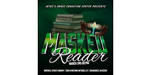 Masked Reader | Milwaukee Public Library Mitchell Street Branch, West Historic Mitchell Street, Milwaukee, WI, USA