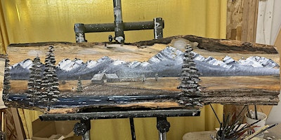 Oil Paint a Landscape on Wood | The Carriage Shoppes, 392 Main Street, Elizabeth, CO, USA
