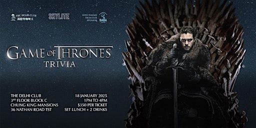 Game of Thrones Trivia | The Delhi Club