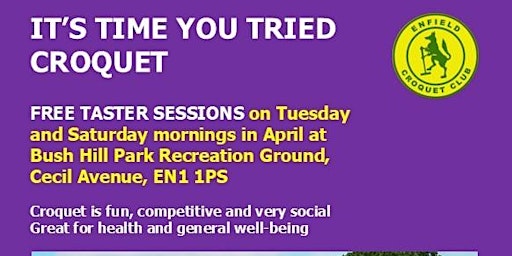 Croquet Training Sessions - Free | EN1 1PS