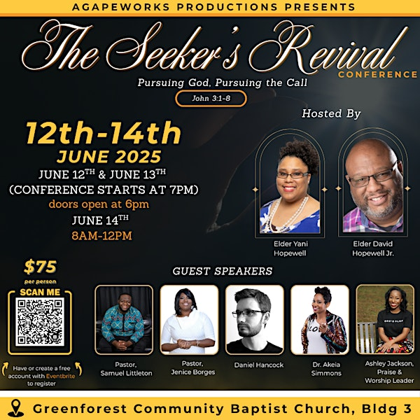 The Seeker's Revival Conference | Greenforest Community Baptist Church