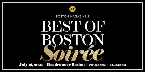 Best of Boston Soiree | Roadrunner Boston