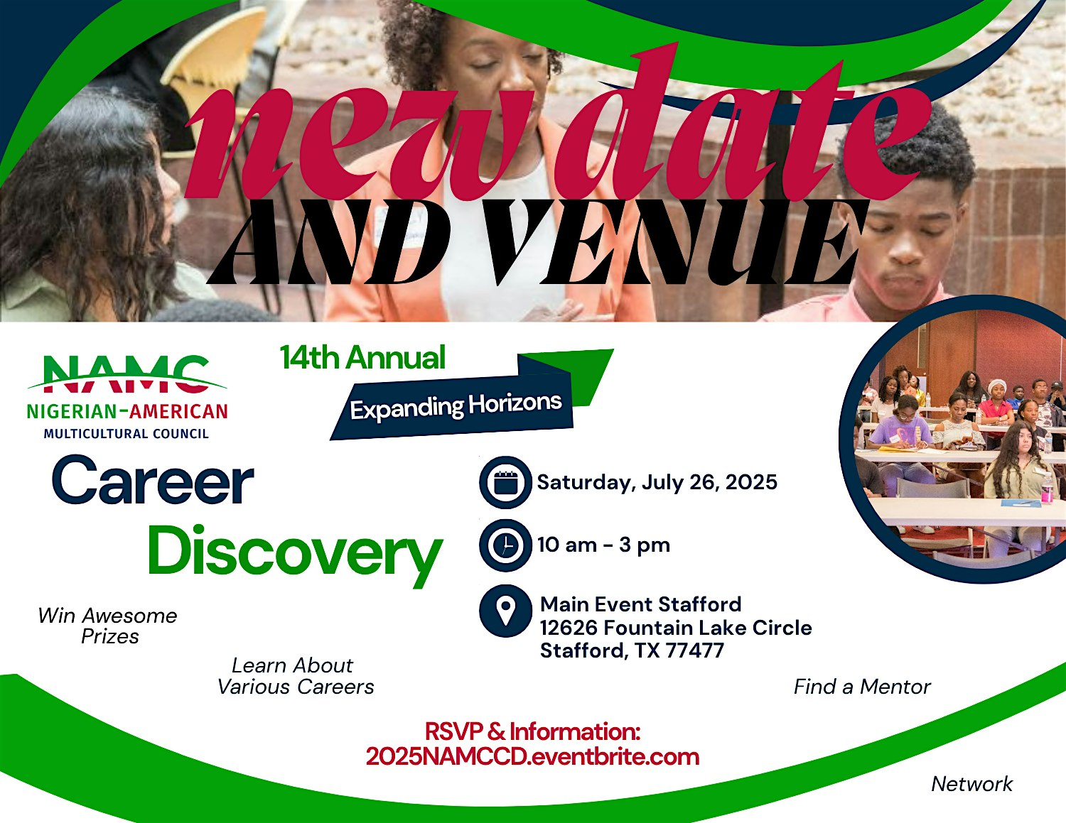14th  Annual NAMC Career Discovery | Main Event Stafford