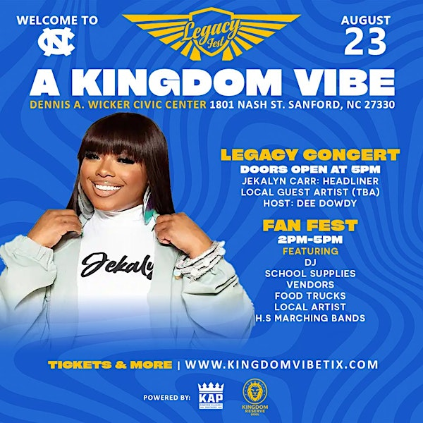 LEGACY FEST TOUR: JEKALYN CARR | Dennis A. Wicker Civic Center