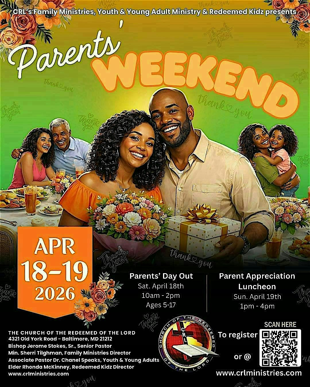 Parents' Appreciation Luncheon | The Church Of The Redeemed of The Lord