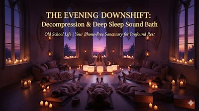 The Evening Downshift: Decompression & Deep Sleep Sound Bath | Connaught Park Clubhouse