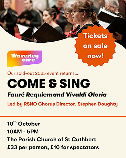 Come & Sing: Fauré Requiem and Vivaldi Gloria | The Parish Church of St Cuthbert