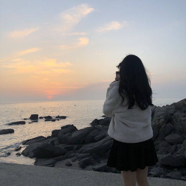 겨울에 찾아간 인천 을왕리 해수욕장 🌊