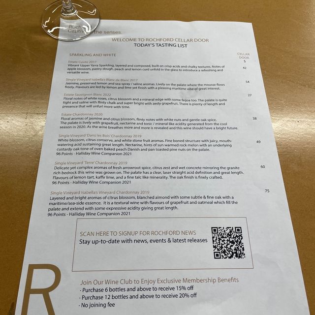 rochford wine tasting 