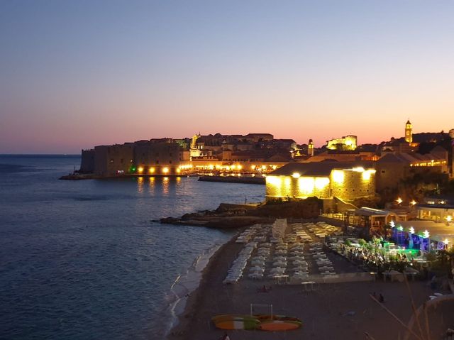 Dubrovnik古城夜景🌃