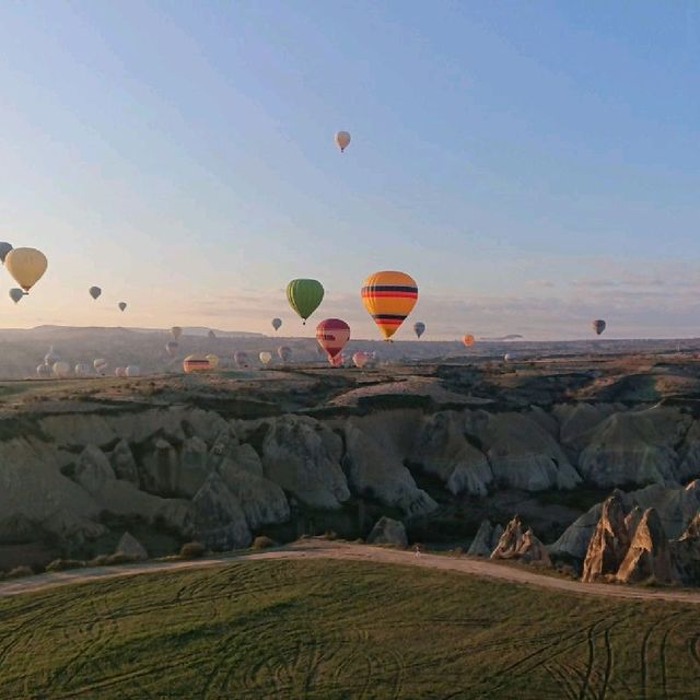 Hot air balloons in Cappadocia a must do!!