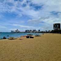 ชายหาดพัทยา นักท่องเที่ยวคึกคัก 