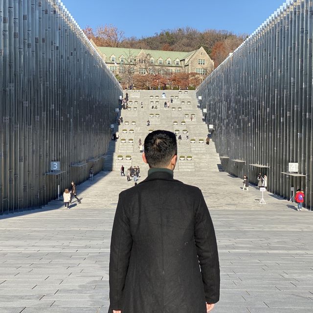 จุดเช็คอินสุดปัง Ewha Womans University 