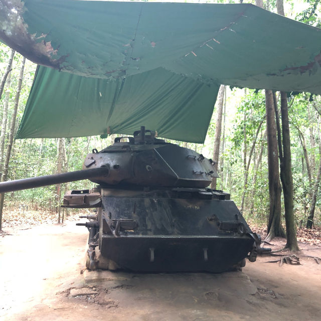 Cu Chi Tunnels in Vietnam 