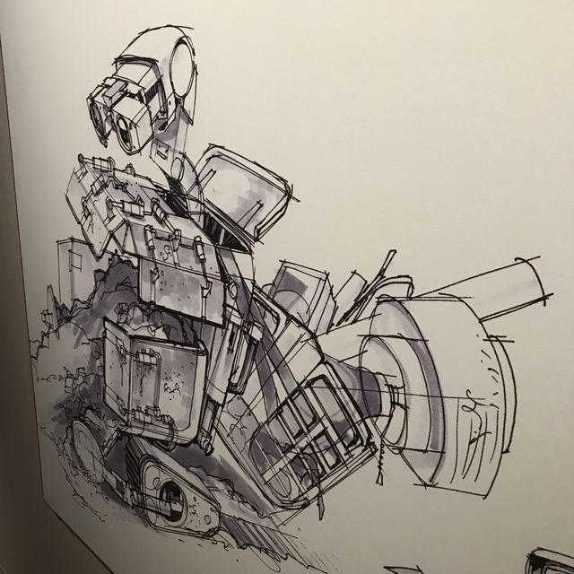 等了很久才搶到位置的Pixar 展覽！