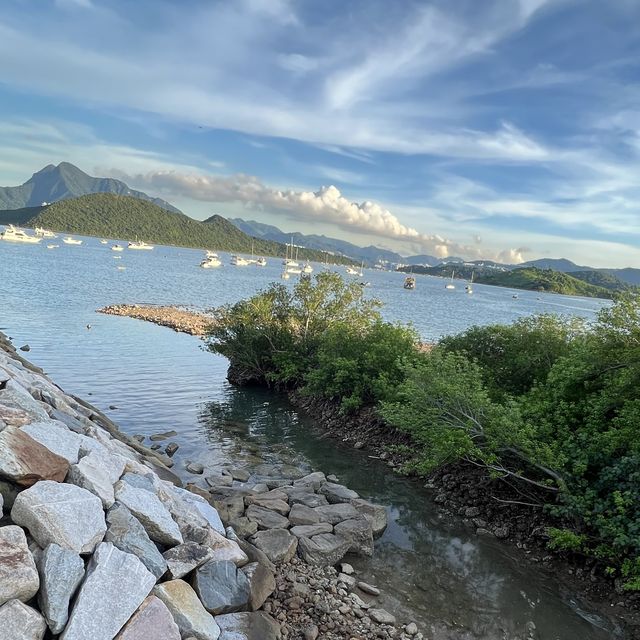 藍天白雲，無敵海景！
