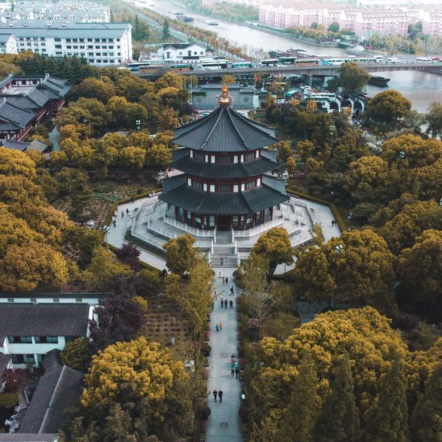 The Hanshan Temple. Suzhou from Above!