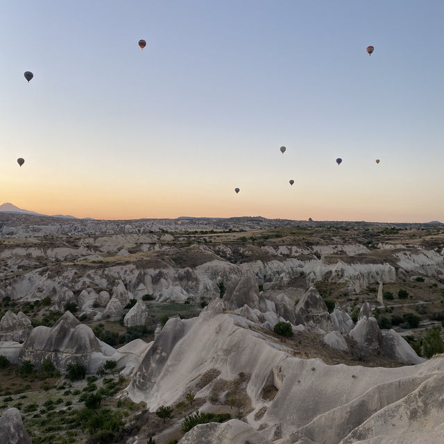 Unique fairy chimneys view