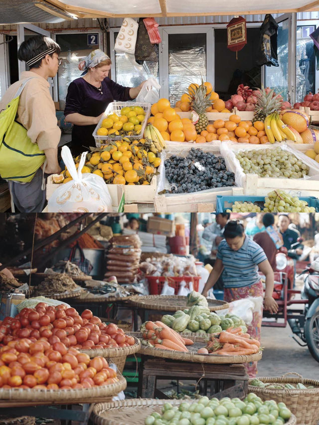 On the journey, besides enjoying the scenery, I prefer to visit the local markets.