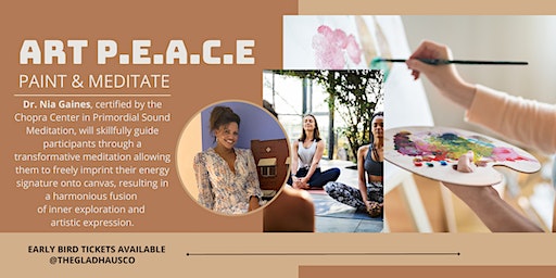 Art Peace: Painting Meditation with Dr. Nia Gaines (Phoenix) | Amara Eternally Beautiful