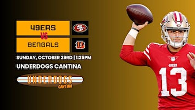49ers x Bengals | Watch Party | Sunday Night Football | Underdogs Cantina