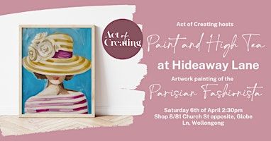 Paint and High Tea at Hideaway Lane | Hideaway Lane