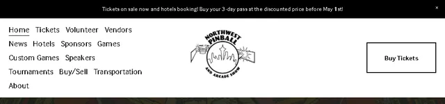 2024 年西北彈球和街機表演 | 大塔科馬會議貿易中心