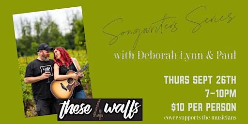 Songwriters Series with Deborah Lynn & Paul in the gallery | these 4 walls