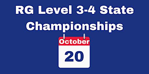 RG L3-4 State Championships | State Gymnastics Centre