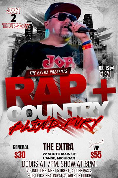 Blind Fury LIVE In Upper Peninsula | RAP AND COUNTRY | 22 South Main Street, L'Anse, MI, USA