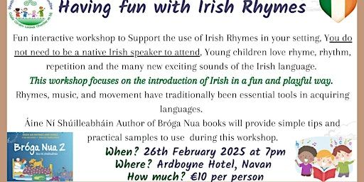 Having Fun with Irish Rhymes and song | Ardboyne Hotel