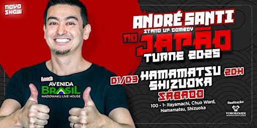 ANDRÉ SANTI em HAMAMATSU - Turnê Japão 2025 | Avenida Brasil