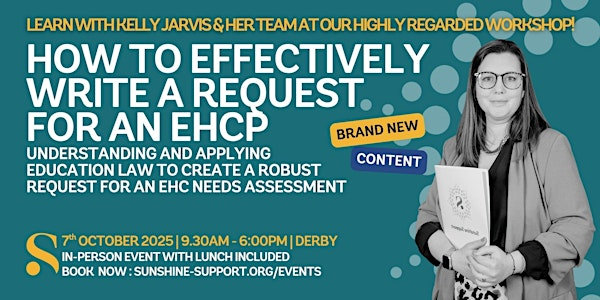 How to Effectively Write your EHCP Application - workshop | CHAPMAN HOUSE, The Derby Conference Centre Limited