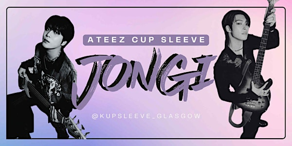 JonGi Birthday  Cupsleeve Event | BOBA CUP Bubble Tea - Sauchiehall Street