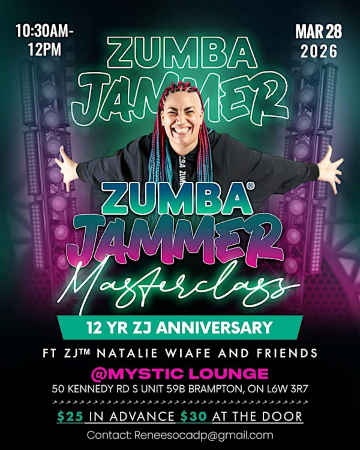 Zumba Masterclass with ZJ Natalie Wiafe | MYSTIC | Caribbean Resto & Bar